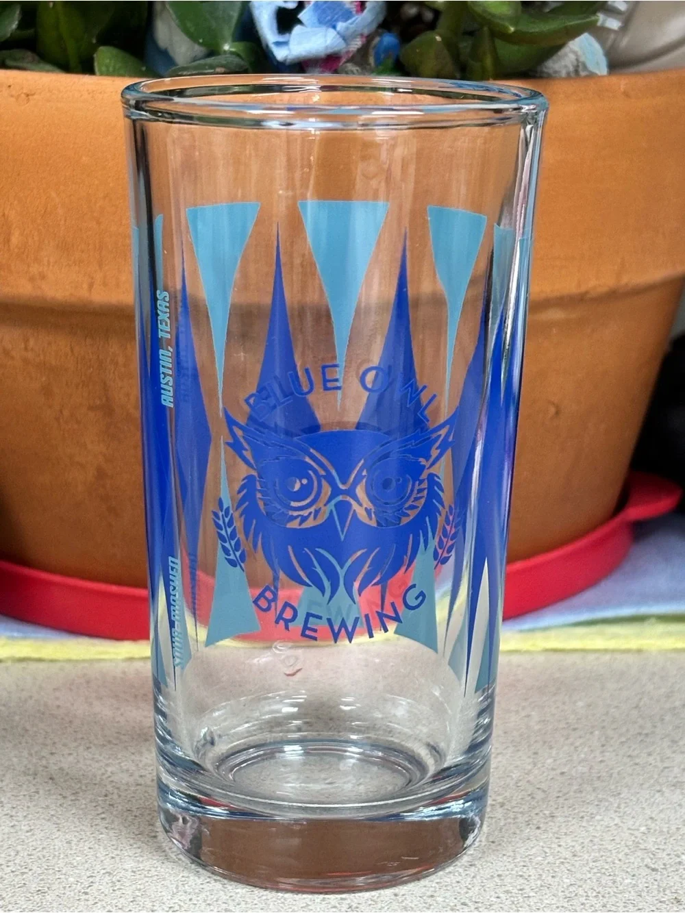 Blue Owl Brewing Drinking Glass